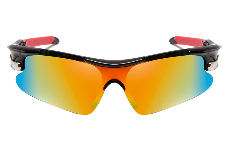Hurtigbrillen eller hurtig solbrillen. Kæmpe oversize shades i neonfarver med spejlglas i alle regnbuens farver. Kendt fra alle de store kendisser. | cykelbriller-2