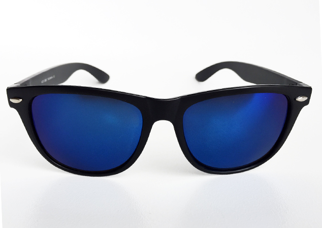 Sort wayfarer m/ blåligt multiglas | wayfarer_solbriller-3