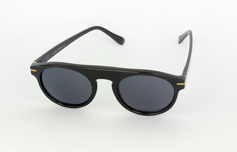 Rund solbrille i enkelt design | search