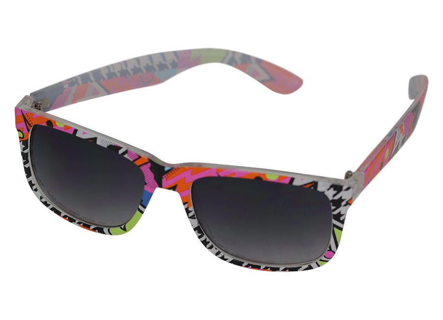Solbrille i unisex design med friske farver | wayfarer_solbriller