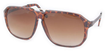 Flot retro Brun krokopræget / tortoise oversize solbrille | millionaire_aviator_solbriller