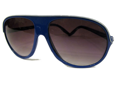 Blå aviator / trucker retro solbrille | millionaire_aviator_solbriller