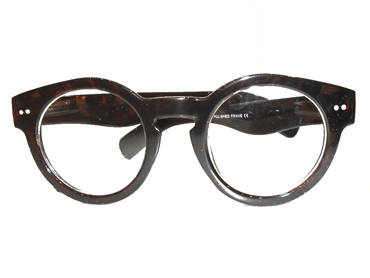 Klar glas brille uden styrke i tortoise / skildpadde | runde_solbriller