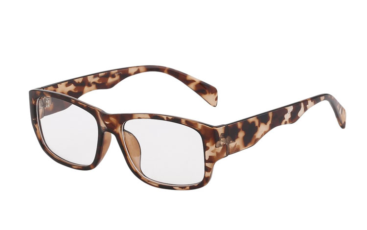 Unisex brille til kvinder og mænd med klart glas uden styrke. Karftigt design og kvalitet | search