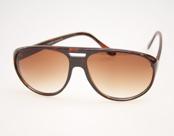 Brun krokopræget aviator retro solbrille i kraftigt stel. | millionaire_aviator_solbriller-2