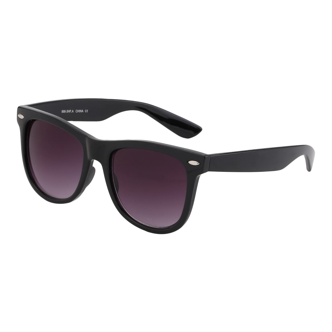 Billig sort wayfarer solbrille. Den klassiske bestseller model. | solbriller_kvinder
