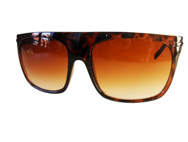 Tortoise / skildpadde brun solbrille | enkelt-klassisk-design