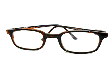 Klar glas briller i tyndt og småt design. Tortoise /skildpadde farvet | klar_glas_briller