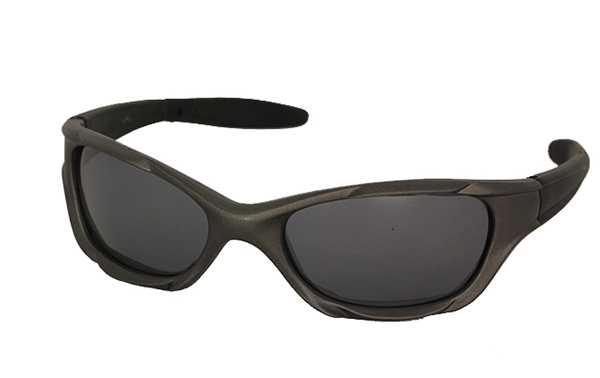 Herre solbrille i sport look grå/brun | enkelt-klassisk-design