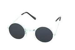 Børnesolbrille rundt sølv lennon design - Design nr. s663