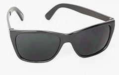 Sort enkelt solbrille i råt look - Design nr. s3000