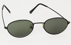 Sort oval solbrille - Design nr. s3010