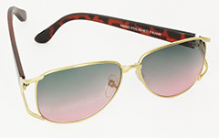 Metal solbrille i feminint hippie design - Design nr. s3029