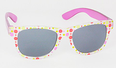 Mat solbrille til børn med pink stænger - Design nr. s3096