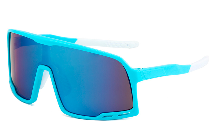 Oversize sportsbrille til Sport, Løb, Cykling eller bare fashion | festival-solbriller