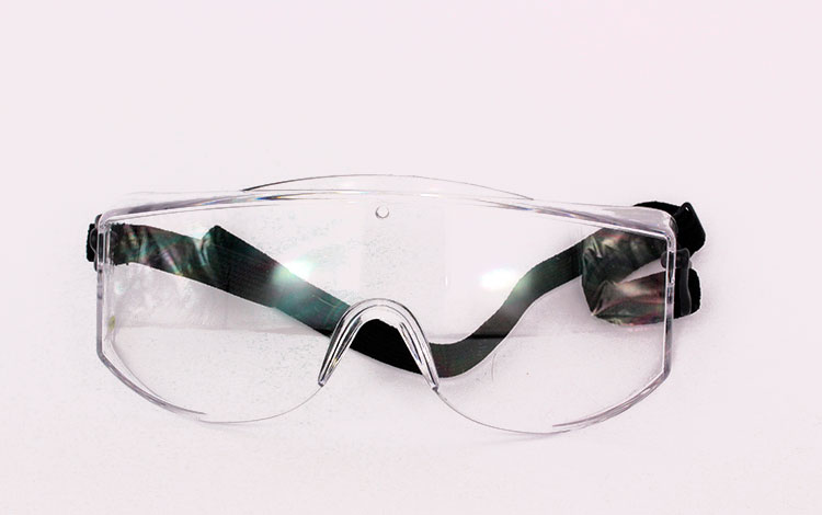 Kæmpe stor gennemsigtig beskyttelsesbrille | sjove_udklaednings_briller