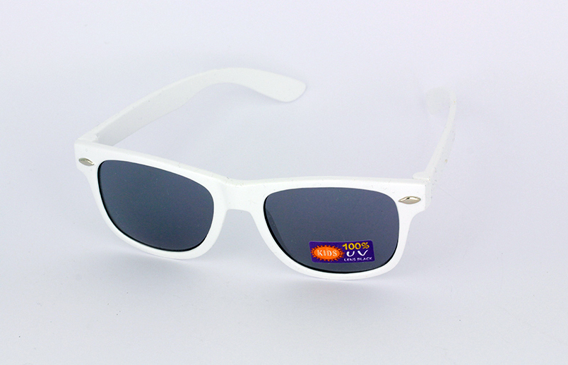 Solbrille til børn i hvid | boerne_solbriller