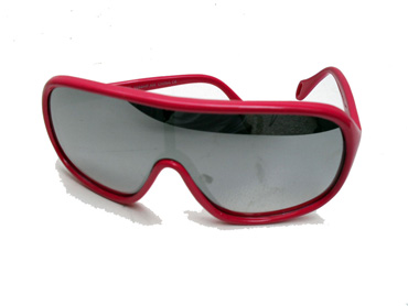 Ski / racer solbriller med spejlglas i pink | skibriller