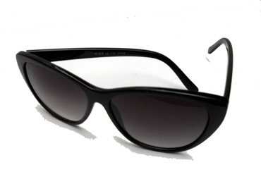 Cateye solbriller i sort  | search