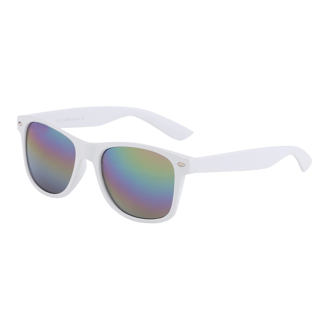 Danmarks største udvalg af billige wayfarer solbriller. Hvid wayfarere solbriller med spejlglas. Køb i dag, kun 79 kr. | 
