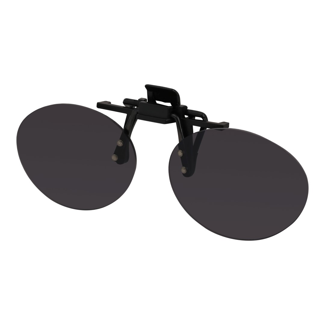 Clip-on solbriller, passer til alle briller, hvis bare formen passer. Så slipper du for at skifte mellem briller og solbriller. Brug clip-on solbriller. | 