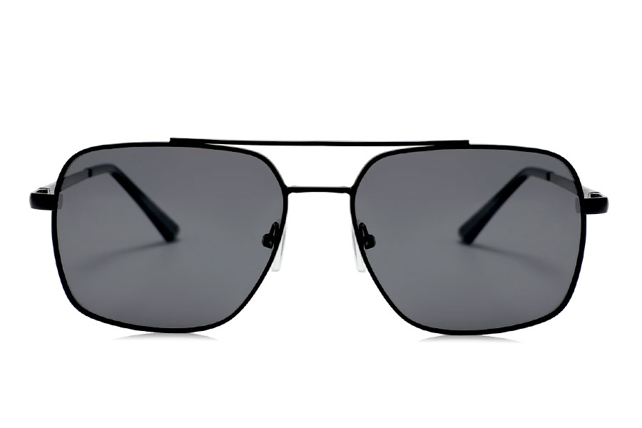 Sort metal solbrille i maskulint design. TruckerSolbrillen eller den klassiske aviator/pilot solbrillen med lidt mere kant. | firkantet-solbriller-2