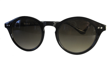 Rund sort solbrille | runde_solbriller