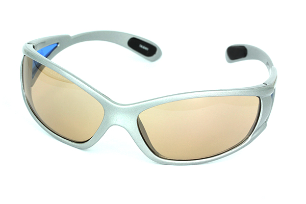Sports og løbe solbrille med gul / røget brunt glas | sport_solbriller_sportssolbriller