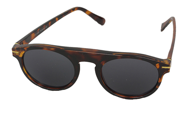 Skildpadde brun mode solbrille | solbriller_med_moerkt_glas
