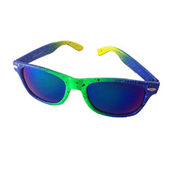 Wayfarer solbrille i vilde neonfarver - Design nr. 3203