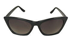 Sort cat eye solbrille med kant - Design nr. 3258