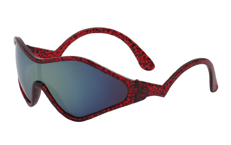 Retro skibrille i vilde retro farver - Design nr. 3420