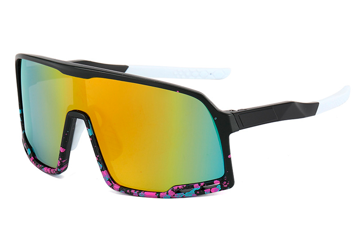 Oversize sportsbrille til Sport, Løb, Cykling eller bare fashion - Design nr. 4450