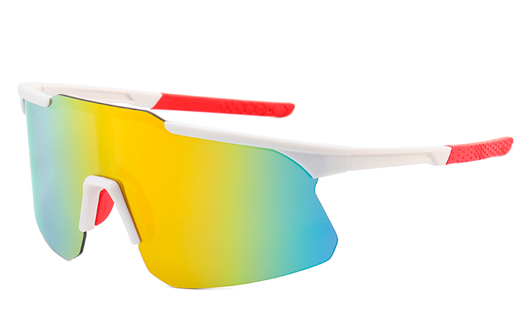 Sportsbrille til Sport, Løb, Cykling eller bare fashion, i stort / oversize design - Design nr. 4464