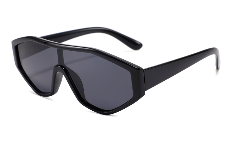 Rå kantet solbrille i kraftigt design - Design nr. 4470