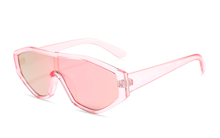 Rå kantet solbrille i kraftigt design - Design nr. 4472