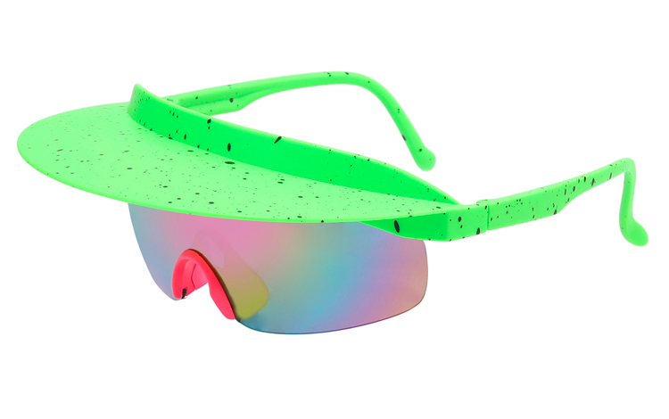 Retro inspireret solbrille med kasket-skygge - Design nr. 4523
