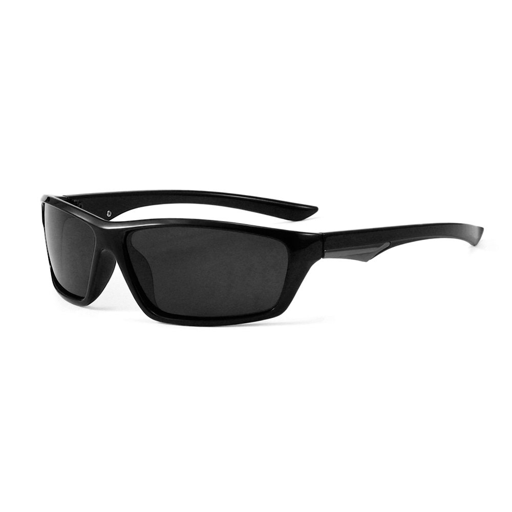 Hurtig brillen eller Techno solbrillen i mat sort - Design nr. 4538