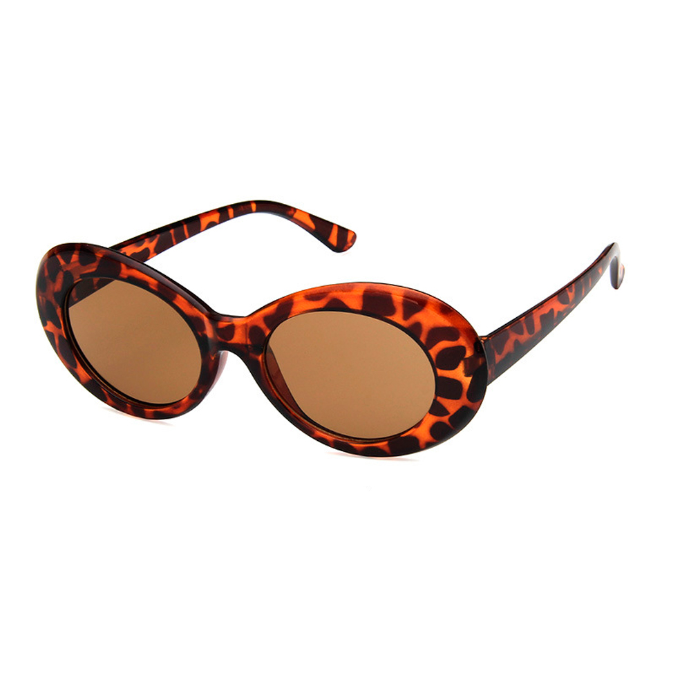 Flower power hippie solbrille i orange-brun - Design nr. 4541