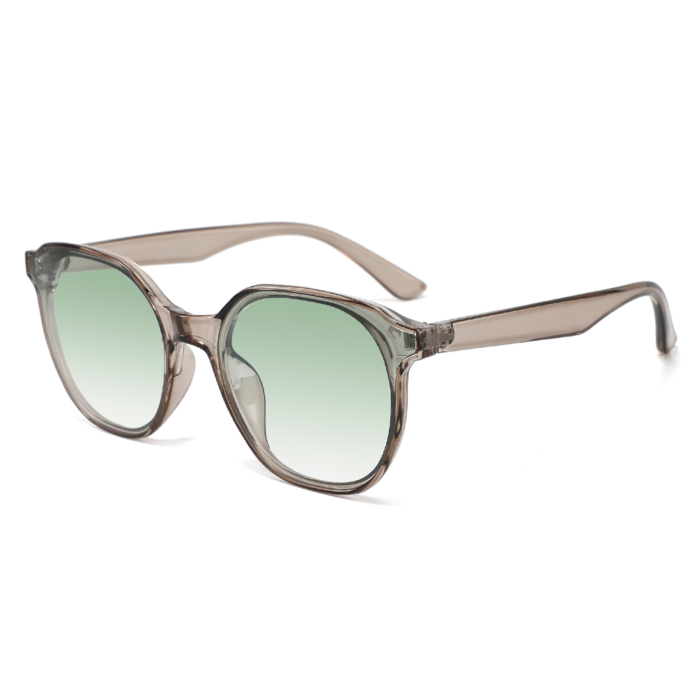 Grå-grøn transparent solbrille - Design nr. 4555