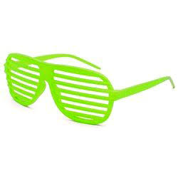 Lysgrøn / neongrøn shutter shades - Design nr. s779