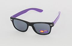 Solbrille til børn. Lilla og sort ternet - Design nr. 1092