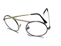 Rund brille med klart glas - Design nr. s305