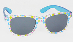 Gennemsigtig solbrille til børn med prikker - Design nr. s3100