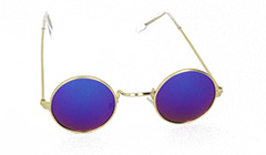 Guldfarvet metal solbrille til børn - Design nr. s3109