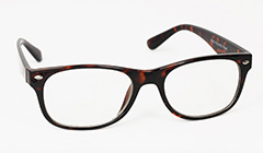 Fin og let wayfarer brille uden styrke - Design nr. s3129