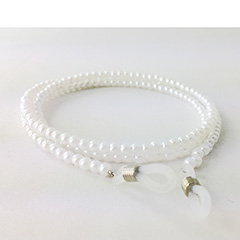 Brillekæde med perlemors perler - Design nr. 3165