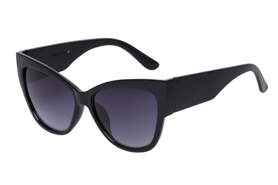 Feminin dame solbrille i cateye design. - Design nr. s3973