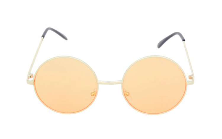 Orange gul brille i rundt design. God kørebrille - Design nr. s4056