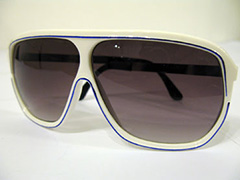 Hvid aviator solbrille - Design nr. s850